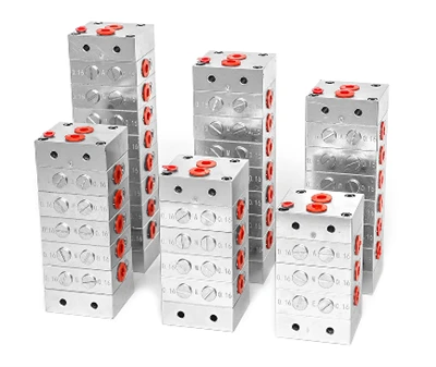 Distribuitor progresiv de separator de grăsime tip placă-
